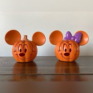 Disney Mickey and Minnie Mouse Mini Light-Up Pumpkins